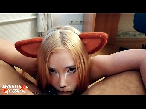 ❤️ Кицунэ заглотить хуй и сперма в рот ️ Порно у нас ❤